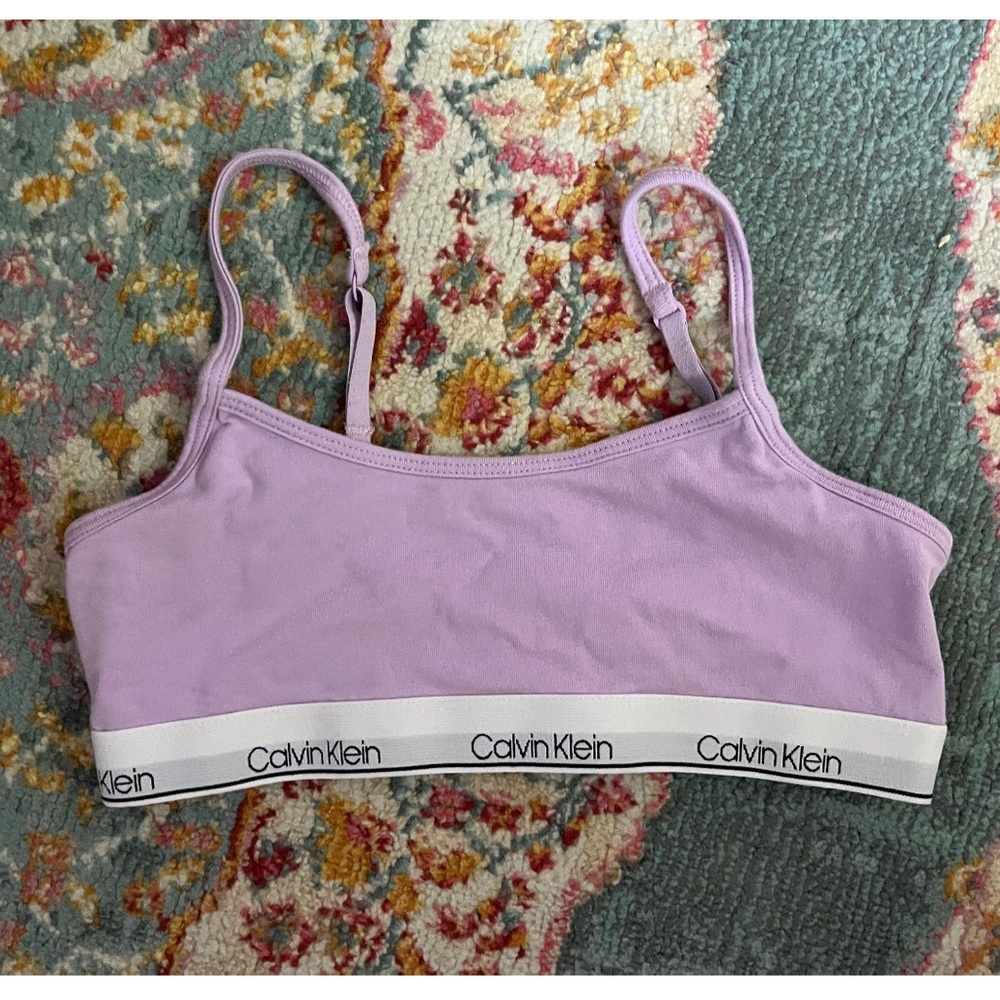 Calvin Klein purple bralette